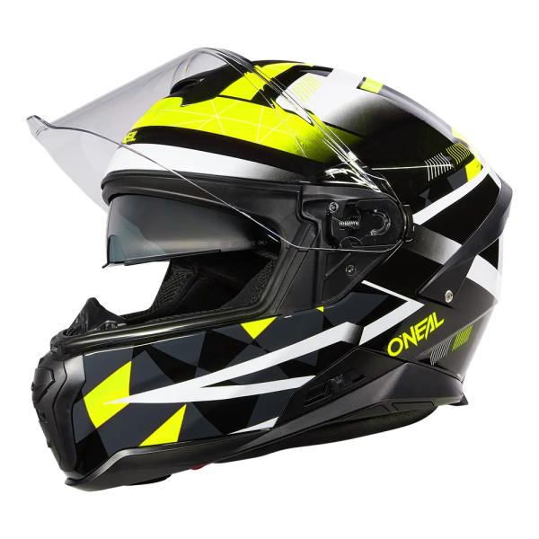 CHALLENGER Helm EXO schwarz/grau/neon gelb,  10077240 - Bild 1