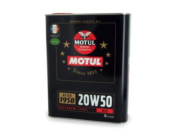 MOTUL Classic Motor Oil SAE20W-50 4-Takt  - 2 Liter,  10055400 - Bild 1