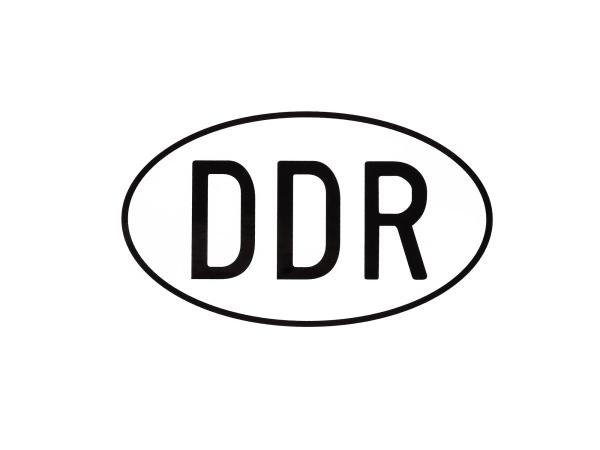 Aufkleber "DDR" 150x90mm, oval,  10066979 - Bild 1