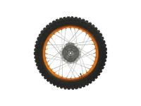 Komplettrad CROSS 1,5x16" Alufelge orange + Chromspeichen + Crossreifen MFC 9, Art.-Nr.: 10065713 - Bild 5