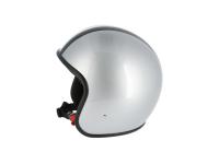ARC Helm "Modell A-611" Retrolook - Silber mit Streifen, Art.-Nr.: 10071222 - Bild 6