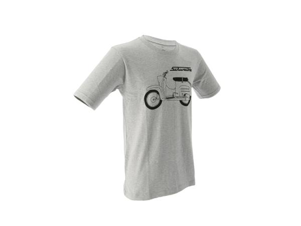Basic-Shirt "Schwalbe" - Hellgrau meliert,  10070772 - Bild 1