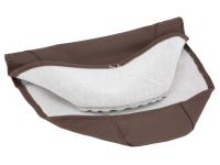 seat cover smooth, brown without lettering - for Simson S50, S51, S70, KR51/2 Schwalbe, SR4-3 Sperber, SR4-4 Habicht, Item no: 10039129 - Image 6