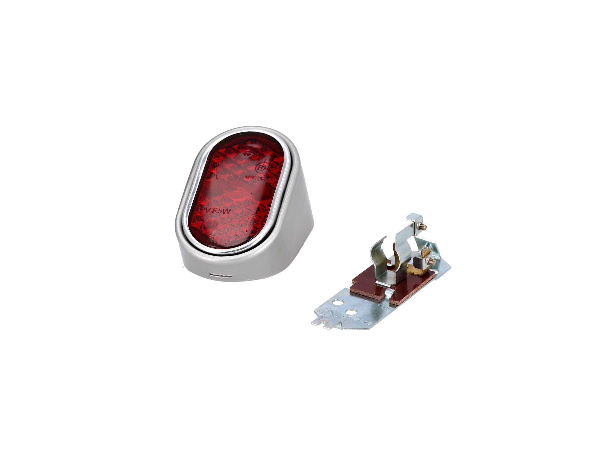 Taillight oval complete, red - Simson SR2, KR50, Item no: 10072987 - 360° image