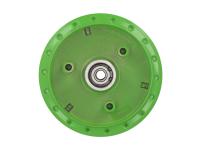 Wheel hub light green, with mounted bearings, reinforced wheel sleeve - for Simson S50, S51, S70, KR51 Schwalbe, SR4, Duo4, Item no: 10072874 - Image 2