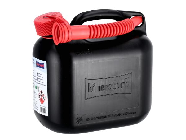 Kraftstoff-Kanister STANDARD 5 L, schwarz, HD-PE, UN-Zulassung,  10076682 - Bild 1