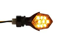 Set: 2 Mini-Blinker 12V LED in Mattschwarz mit Klarglas, E-geprüft - für Moped und Motorrad, Art.-Nr.: 10076890 - Bild 5