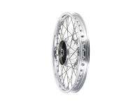 Tuning spoke wheel 1.5 x 16" polished alloy rim + stainless steel spokes - for Simson S51, S50, KR51 Schwalbe, SR4, Item no: 10070095 - Image 2
