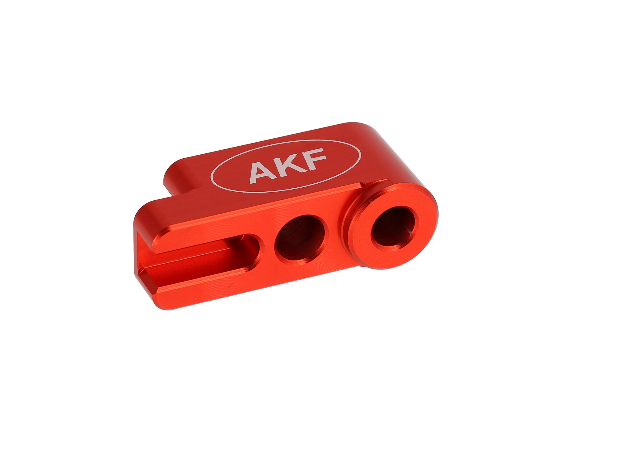 AKF CNC Distanzstück, Bremsgegenhalter Nabe hinten, Rot eloxiert - für Simson S51, S50, SR50, Schwalbe KR51, SR4, Art.-Nr.: 10072064 - 360° Bild