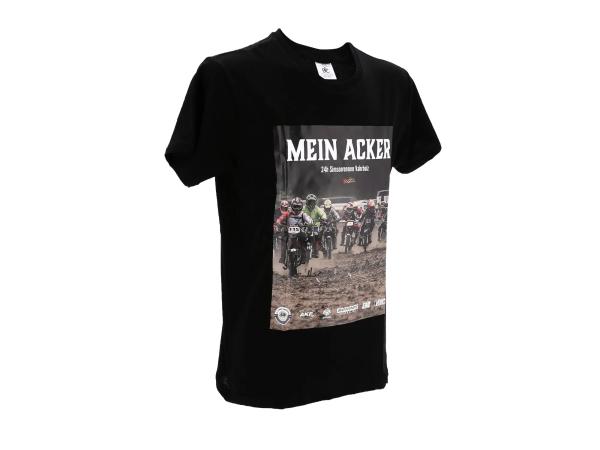 T-Shirt "Mein Acker - 24h Simsonrennen Vahrholz" in Schwarz,  10072902 - Bild 1
