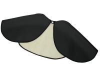 Knieschutzdecke schwarz, gefüttert, Handarbeit - Simson SR50, SR80, Art.-Nr.: 10041114 - Bild 3