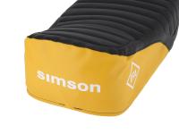 Sitzbezug strukturiert, schwarz/gelb für Endurositzbank mit SIMSON-Schriftzug - Simson S50, S51, S70 Enduro, Art.-Nr.: 10002832 - Bild 4