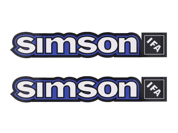 2 x SIMSON Tankaufkleber 17 cm • Hologramm • Sticker S50 S51 S70