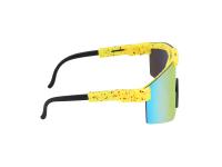 Sonnenbrille "extra Schnell" - Neon Gelb / Gelb verspiegelt, Item no: 10076707 - Image 3