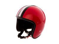 ARC Helm "Modell A-611" Retrolook - Rot mit Streifen, Art.-Nr.: 10068599 - Bild 3