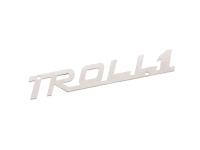 Schriftzug "TROLL1" (Plakette aus Aluminium) - für IWL TR150 Troll, Art.-Nr.: 10067812 - Bild 1