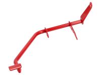 Foot brake lever Enduro, primed + red coated - Simson S51E, S70E, S53, S85