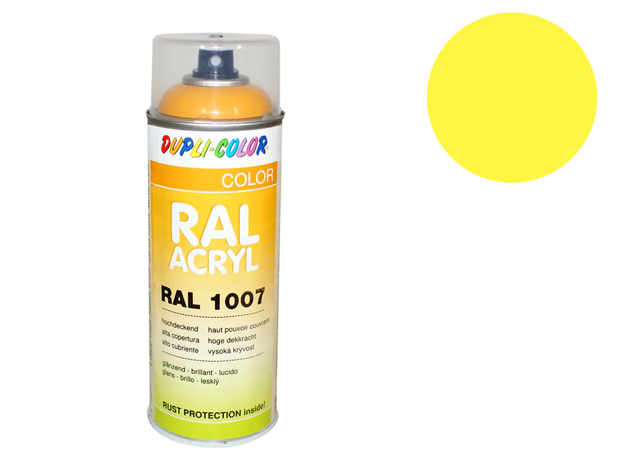 Dupli-Color Acryl-Spray RAL 1016 schwefelgelb, glänzend - 400 ml, Art.-Nr.: 10064745 - Bild 1