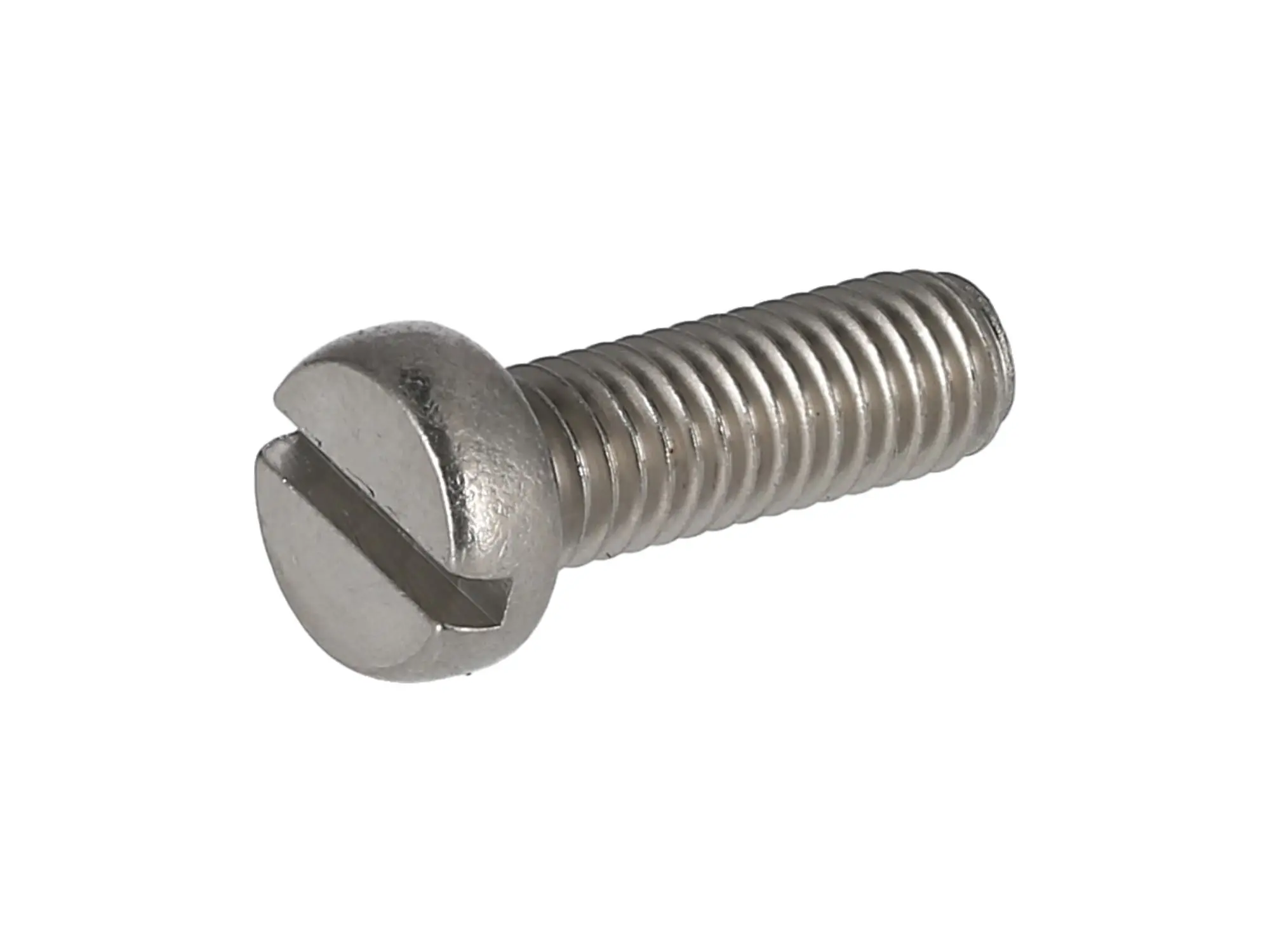 Slotted cheese head screw, stainless steel M6x18 - DIN84, Item no: 10013933 - Image 1