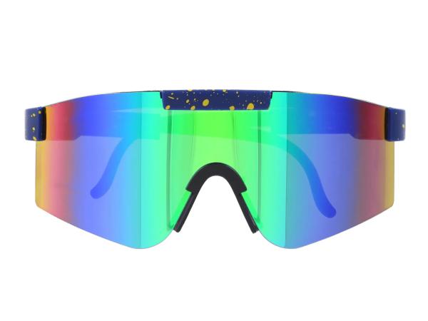 Sonnenbrille "extra Schnell" - Blau / Grün verspiegelt,  10076711 - Bild 1