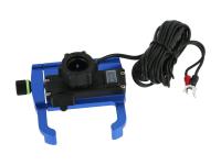 Smartphonehalter mit USB-Ladefunktion, Blau eloxiert, Art.-Nr.: 10072152 - Bild 2