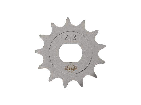Pinion, small sprocket, 13 tooth - Simson S51, S70, S53, S83, KR51/2 Schwalbe, SR50, SR80,  10067117 - Image 1