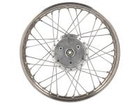 Complete wheel, unmounted 1.6x16" stainless steel rim + stainless steel spokes + whitewall tire Mitas MC2, Item no: GP10000598 - Image 4