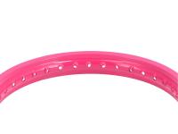 Felge 1,6 x 16" Alufelge Pink beschichtet - für Simson S50, S51, KR51 Schwalbe, SR4, Art.-Nr.: 10073612 - Bild 3