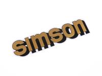 Klebefolie für Tank "SIMSON" - Gold