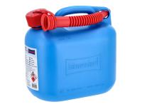 Kraftstoff-Kanister STANDARD 5 L, blau, HD-PE, UN-Zulassung, Art.-Nr.: 10076677 - Bild 1