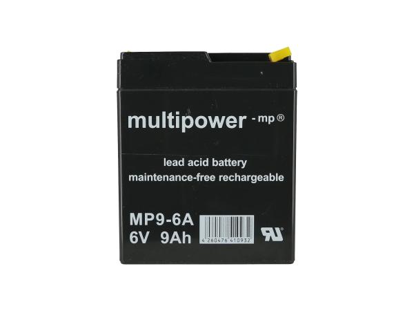 Batterie 6V 9Ah Multipower (Gelbatterie),  GP10000570 - Bild 1