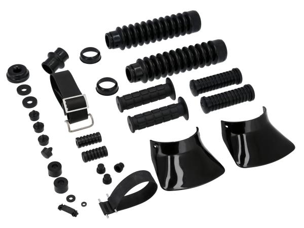 Set: rubber parts for complete vehicle - for Simson S51/S70,  10073045 - Image 1