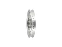 B-Waren - spoke wheel 1,6 x 16" alloy rim polished + stainless steel spokes, with reinforced wheel sleeve - for Simson S50, S51, KR51 Schwalbe, SR4, Item no: 99001895 - Image 2