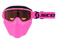 SCOTT Primal Safari Facemask - Pink/Schwarz