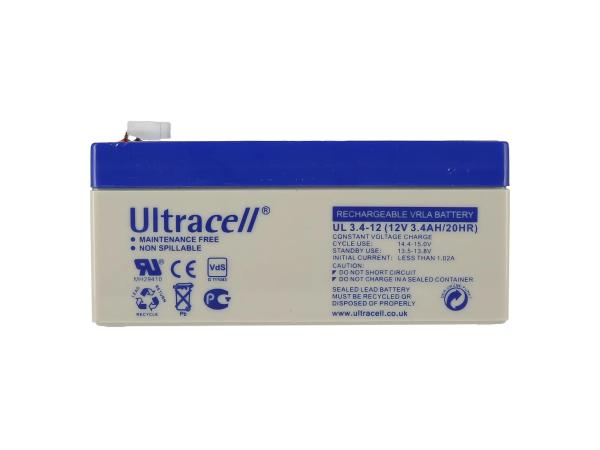 Batterie 12V 3,4Ah Ultracell (Gelbatterie),  GP10000567 - Bild 1
