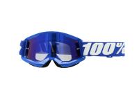 100% Motocross Brille STRATA 2 - Blau / Verspiegelt