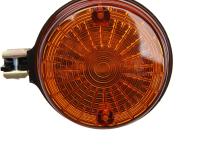 Set: 4 Blinker rund in Schwarz mit orangenem Glas + 12V Lampen - für Simson S50, S51, S70, SR50, SR80, MZ ETZ, TS, Art.-Nr.: GP10000494 - Bild 9