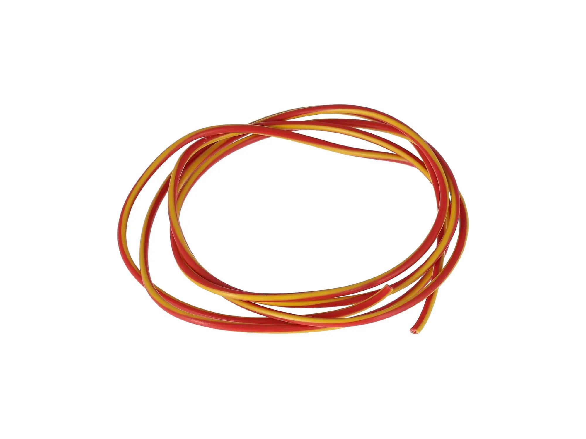 Kabel - Rot/Gelb 0,50mm² Fahrzeugleitung - 1m von AKF