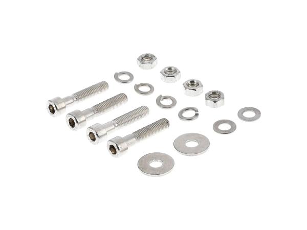 Set: Cylinder head screws, hexagon socket in stainless steel for shock absorbers SR50, SR80,  10001239 - Image 1
