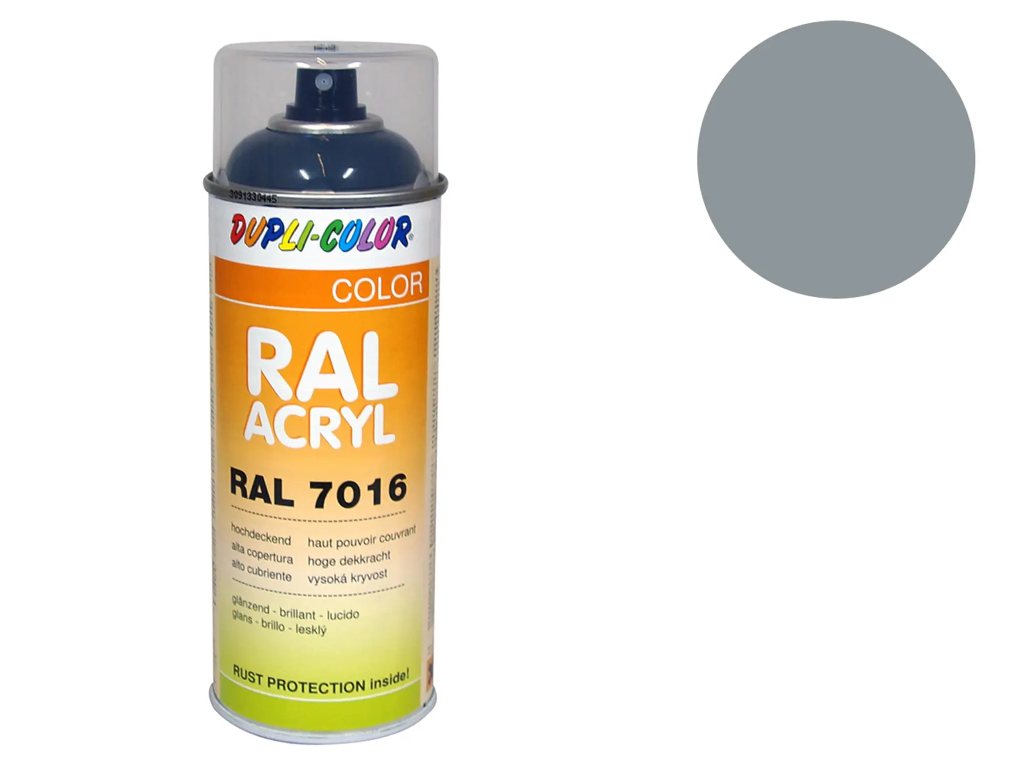 Dupli-Color Acryl-Spray RAL 7042 verkehrsgrau A, glänzend - 400 ml, Art.-Nr.: 10064860 - Bild 1