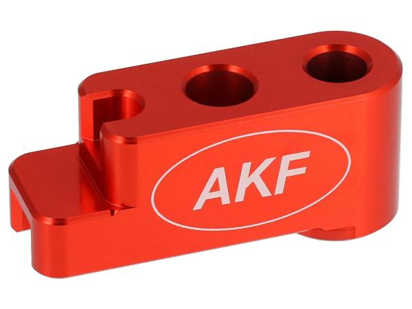 AKF CNC Distanzstück, Bremsgegenhalter Nabe hinten, Rot eloxiert - für Simson S51, S50, SR50, Schwalbe KR51, SR4,  10072064 - Bild 1