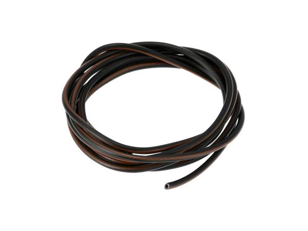 Kabel - Schwarz/Braun 0,50mm² Fahrzeugleitung - 1m,  10001786 - Bild 1