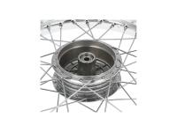 Spoked wheel 1.6 x 16" alloy rim polished + chrome spokes for Simson S50, S51, KR51 Schwalbe, SR4, Item no: 10069199 - Image 5