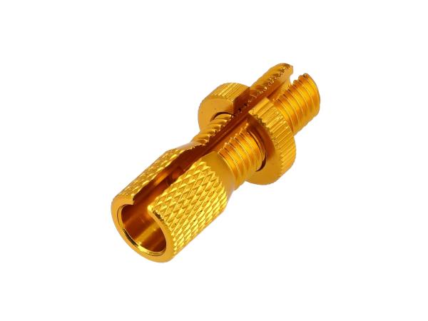 Stellschraube für Schnellgasgriff Bowdenzug, gold - für Simson,  10076962 - Bild 1
