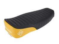 Bench structured, black/yellow with SIMSON lettering - Simson S50, S51, S70 Enduro, Item no: 10001392 - Image 2