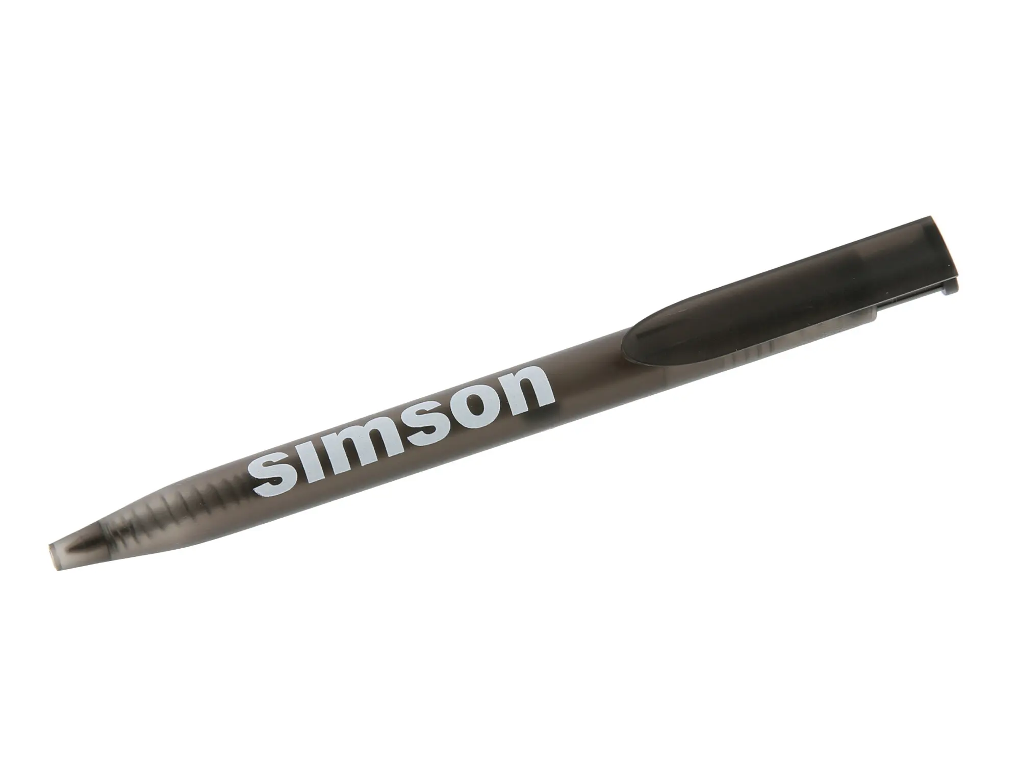 Kugelschreiber SIMSON, anthrazit, mit Drücker, Art.-Nr.: 10070863 - Bild 1