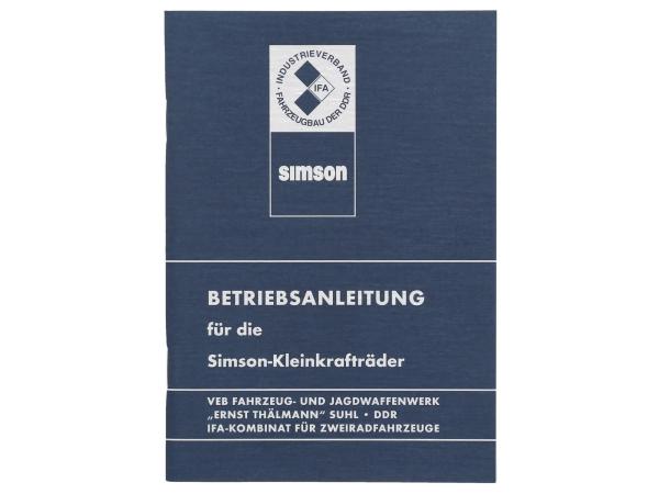 Betriebsanleitung Simson Ausgabe 1981 Simson S50, S51, S70, Schwalbe KR51, Star, Sperber, Habicht, SR4,  10031209 - Bild 1