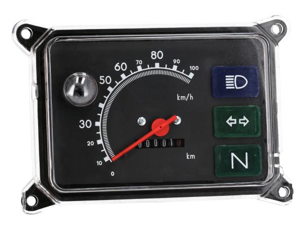 Tachometer, komplett mit Beleuchtung, 12V, 100 Km/h - für SR50, SR80,  10078477 - Image 1