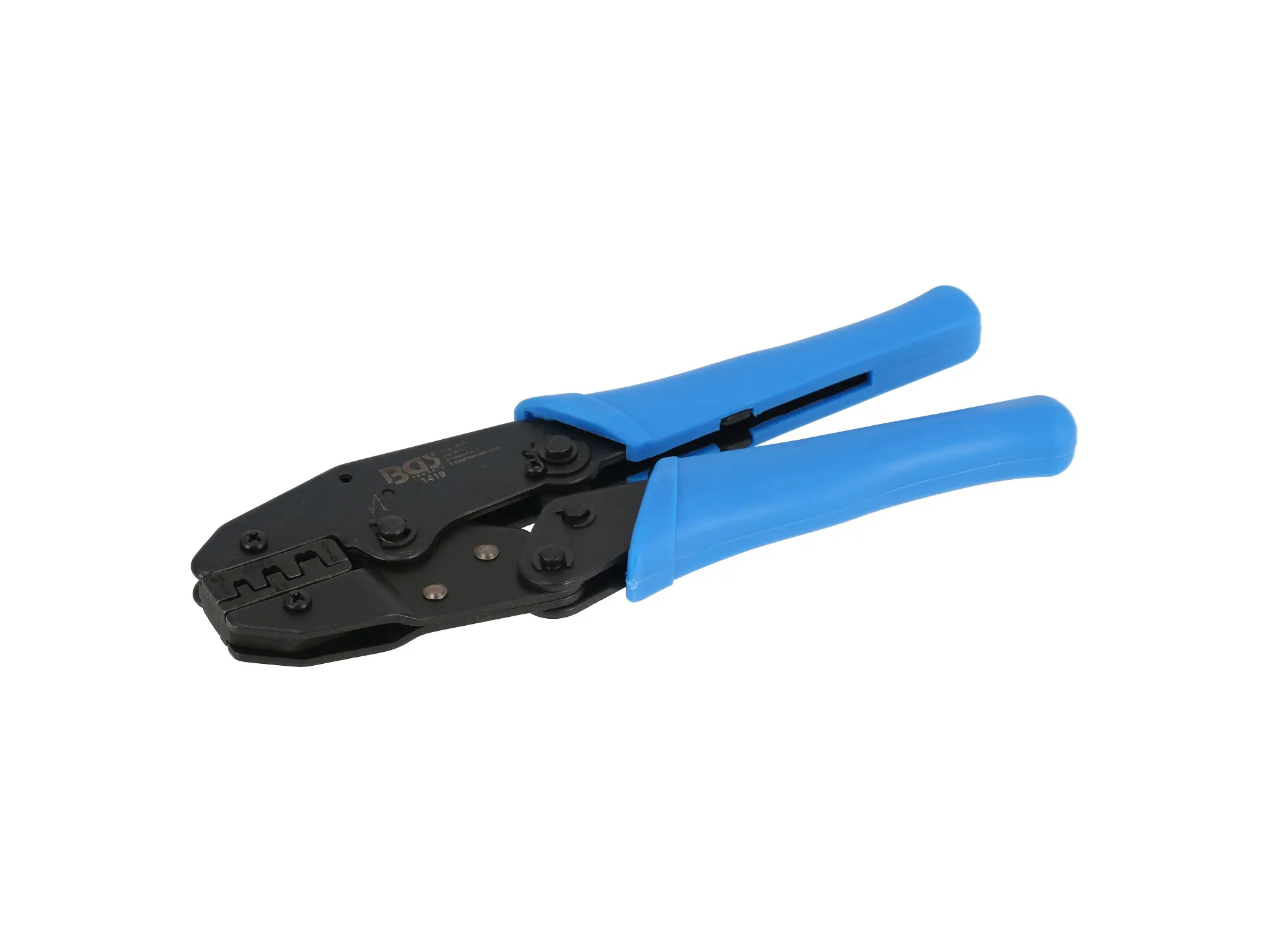 Crimping pliers with ratchet function, for uninsulated cable lugs, Item no: 10059172 - Image 1