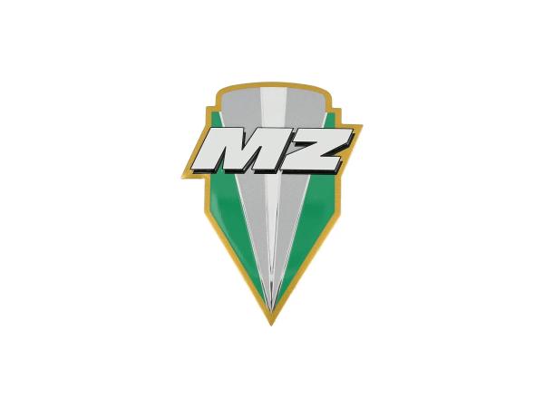 Plakette - MZ-Logo, aus Aluminium,  10070026 - Bild 1